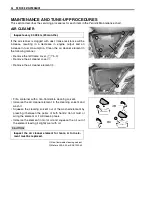 Предварительный просмотр 17 страницы Suzuki RV125 Service Manual