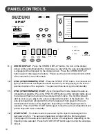 Preview for 10 page of Suzuki SP-67 Owner'S Manual