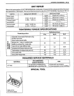 Preview for 215 page of Suzuki sq420wd Service Manual