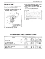 Preview for 132 page of Suzuki Swift SF413 Service Manual