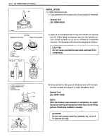 Предварительный просмотр 30 страницы Suzuki SY419 Supplementary Service Manual