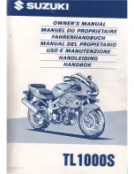 Preview for 1 page of Suzuki TL1000S Owner'S Manual