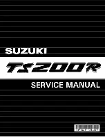 Предварительный просмотр 1 страницы Suzuki TS200R Service Manual