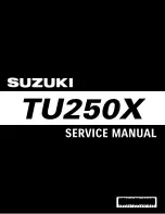 Предварительный просмотр 1 страницы Suzuki TU250X Service Manual