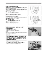 Предварительный просмотр 237 страницы Suzuki TU250X Service Manual