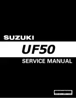 Suzuki UF50 Service Manual preview