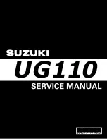 Предварительный просмотр 1 страницы Suzuki UG110 2021 Service Manual