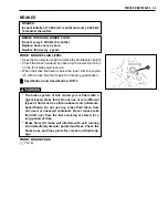 Предварительный просмотр 22 страницы Suzuki UG110 2021 Service Manual