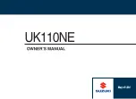 Suzuki UK110NE 2015 Owner'S Manual предпросмотр