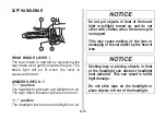 Предварительный просмотр 29 страницы Suzuki UK110NE 2015 Owner'S Manual