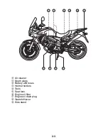 Предварительный просмотр 15 страницы Suzuki V-Storm DL650A Owner'S Manual