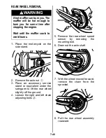 Предварительный просмотр 98 страницы Suzuki V Storm Owner'S Manual