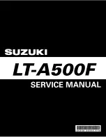 Suzuki Vinson LT-A500F Service Manual preview