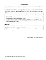 Предварительный просмотр 2 страницы Suzuki VLR1800 Service Manual