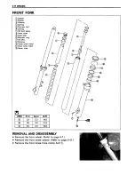 Предварительный просмотр 148 страницы Suzuki XF650 Freewind User Manual