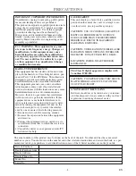 Preview for 4 page of SV2000 CSV20PFD Owner'S Manual