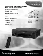 Preview for 1 page of SV2000 VCA631AT Specifications