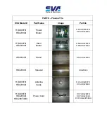 SVA HD4208Tlll Parts Manual preview