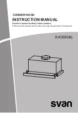 Preview for 1 page of Svan SVCE553G Instruction Manual