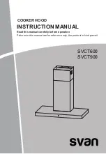 Svan SVCT600 Instruction Manual preview