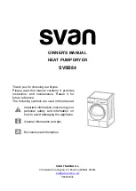 Предварительный просмотр 1 страницы Svan SVSB84 Owner'S Manual