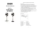 Svan SVVE16P41 Instruction Manual предпросмотр