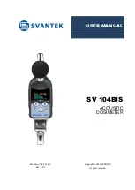 Предварительный просмотр 1 страницы Svantek SV 104BIS User Manual