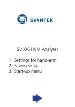 Preview for 1 page of Svantek SV 106 Manual