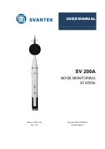 Svantek SV 200A User Manual preview