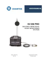 Preview for 1 page of Svantek SV258 PRO User Manual