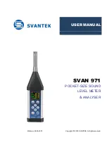 Preview for 1 page of Svantek SVAN 971 User Manual