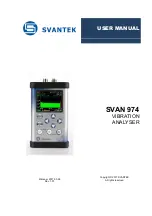 Preview for 1 page of Svantek SVAN 974 User Manual