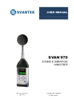 Svantek SVAN 979 User Manual предпросмотр