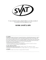 Preview for 9 page of SVAT UC1301 Instruction Manual