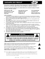 Preview for 17 page of SVAT VISS7500 User Manual