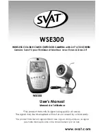 SVAT WSE300 User Manual preview