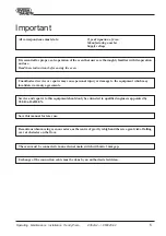 Preview for 5 page of Sveba Dahlen AB TRENDY Pizza Operating Maintenance Installation