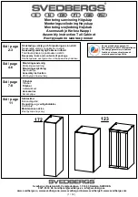 Svedbergs 123 Assembly Instruction Manual предпросмотр