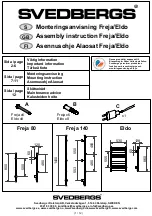 Svedbergs Eldo Assembly Instruction Manual предпросмотр