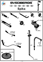 Предварительный просмотр 1 страницы Svedbergs Spika 96946 Quick Start Manual