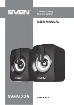 Sven 225 User Manual preview