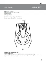 Предварительный просмотр 3 страницы Sven 370 User Manual