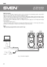 Предварительный просмотр 4 страницы Sven 410 User Manual