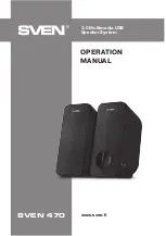 Sven 470 Operation Manual preview