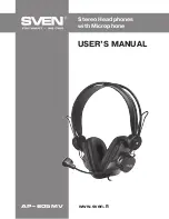 Sven AP-605MV User Manual preview