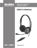 Sven AP-620 User Manual preview
