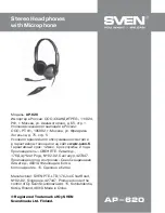 Preview for 4 page of Sven AP-620 User Manual