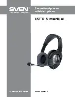 Preview for 1 page of Sven AP-675MV User Manual