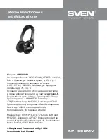 Preview for 4 page of Sven AP-690MV User Manual