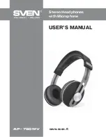 Preview for 1 page of Sven AP-750MV User Manual